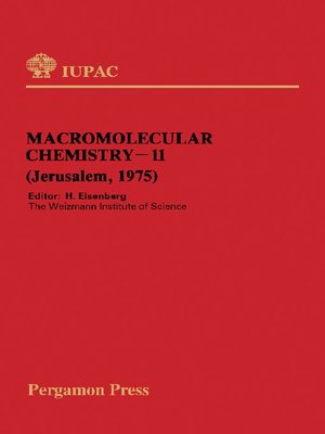 cover image of Macromolecular Chemistry-11
